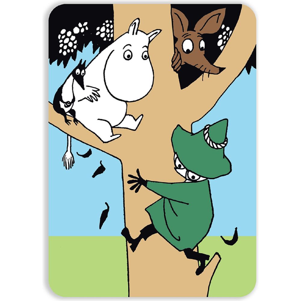 Postcard Moomintroll And Friends In A Tree