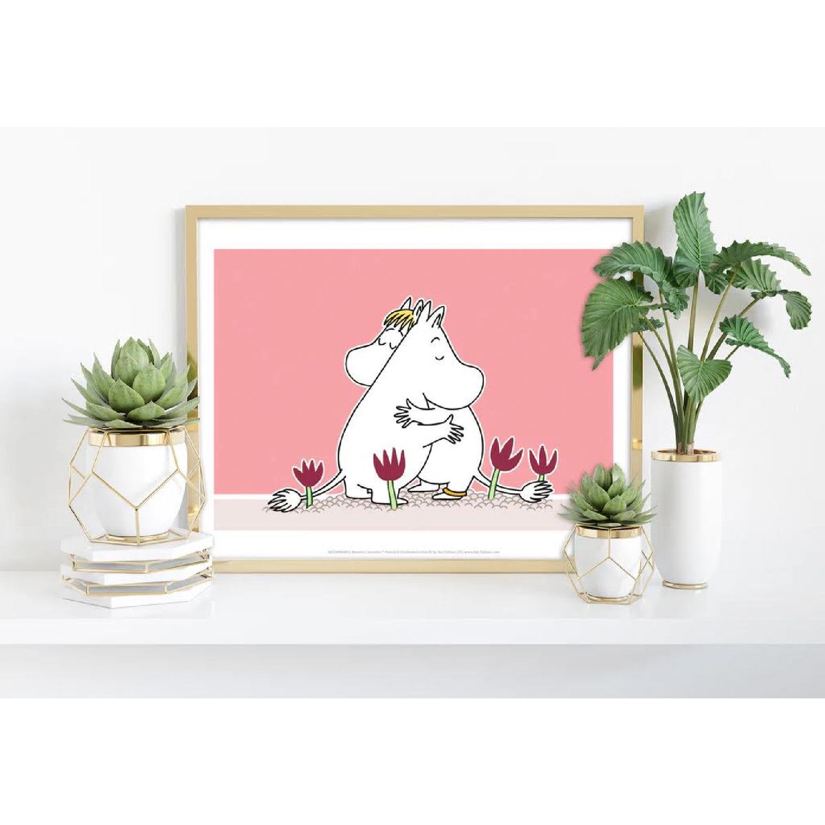 Art Print Hug Pink