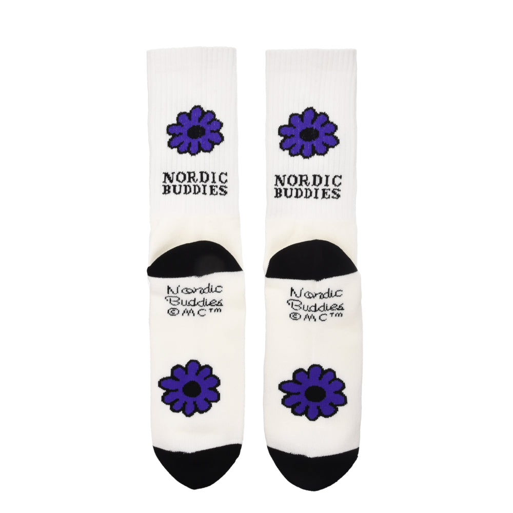 Moomin Socks Retro Moomintroll Socks White / Black