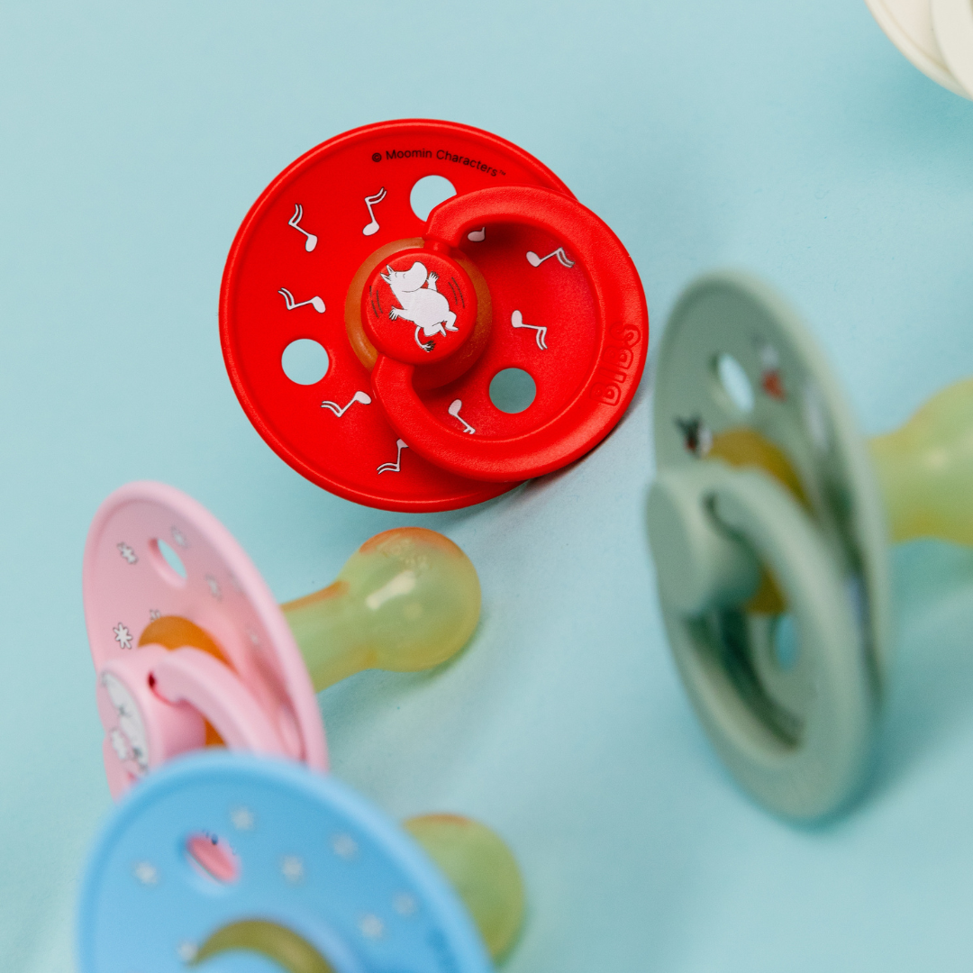 Moomin Friends Pacifier 2-pack Ivory/Sage