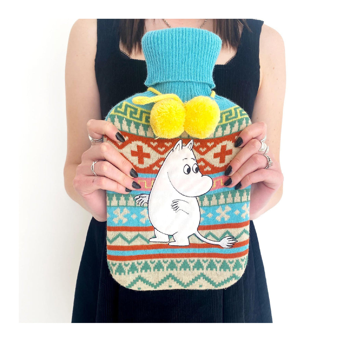 Moomin Hot Water Bottle  Fair Isle