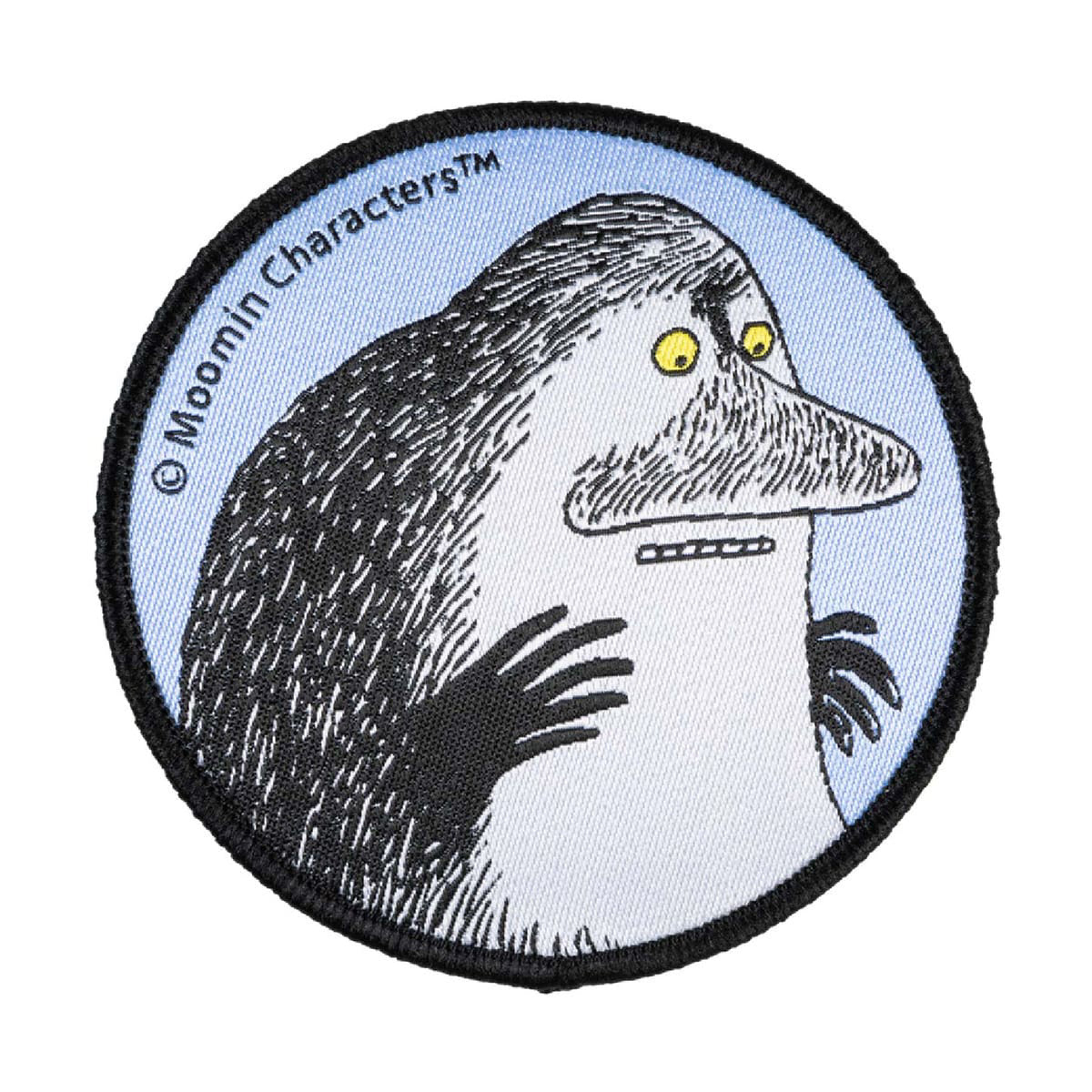 Moomin Groke Iron-On Patch Blue