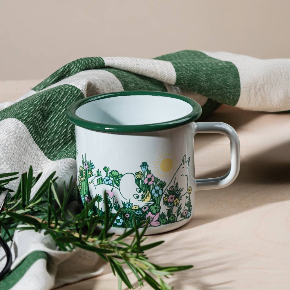 Moomin Garden Mug White 3.7 dl