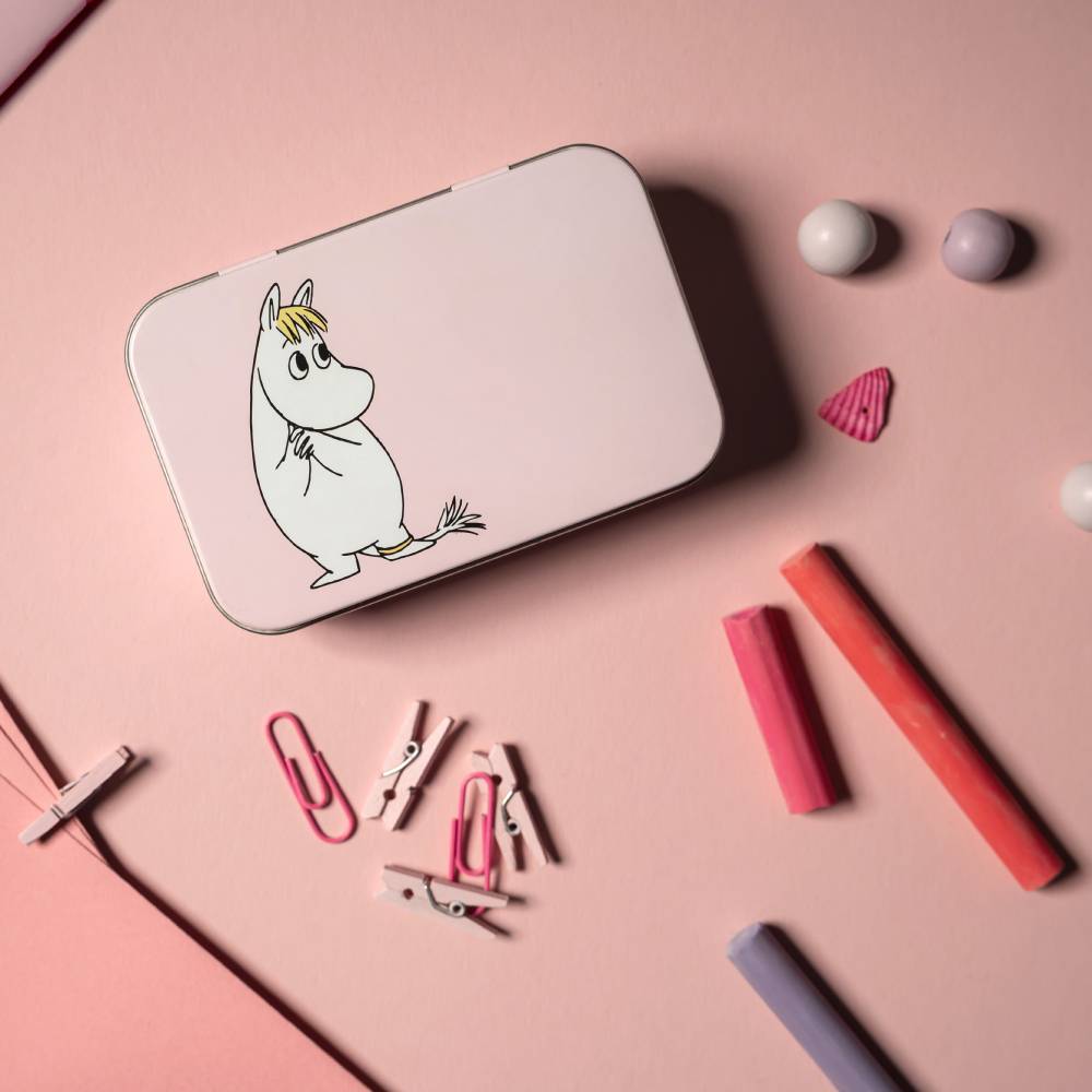 Snorkmaiden Retro Box 10x6,5cm Pink - The Official Moomin Shop
