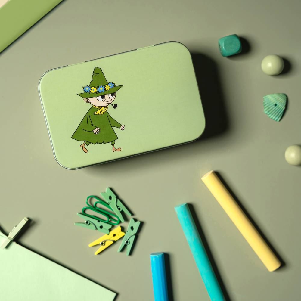 Snufkin Retro Box 10x6,5cm Green - The Official Moomin Shop