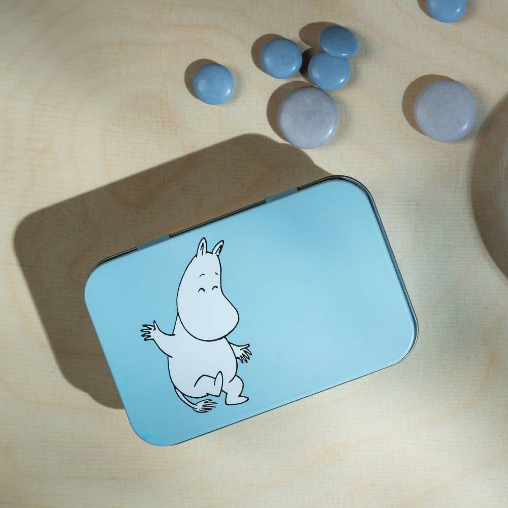 Moomintroll Retro Box 10x6,5cm Blue - The Official Moomin Shop