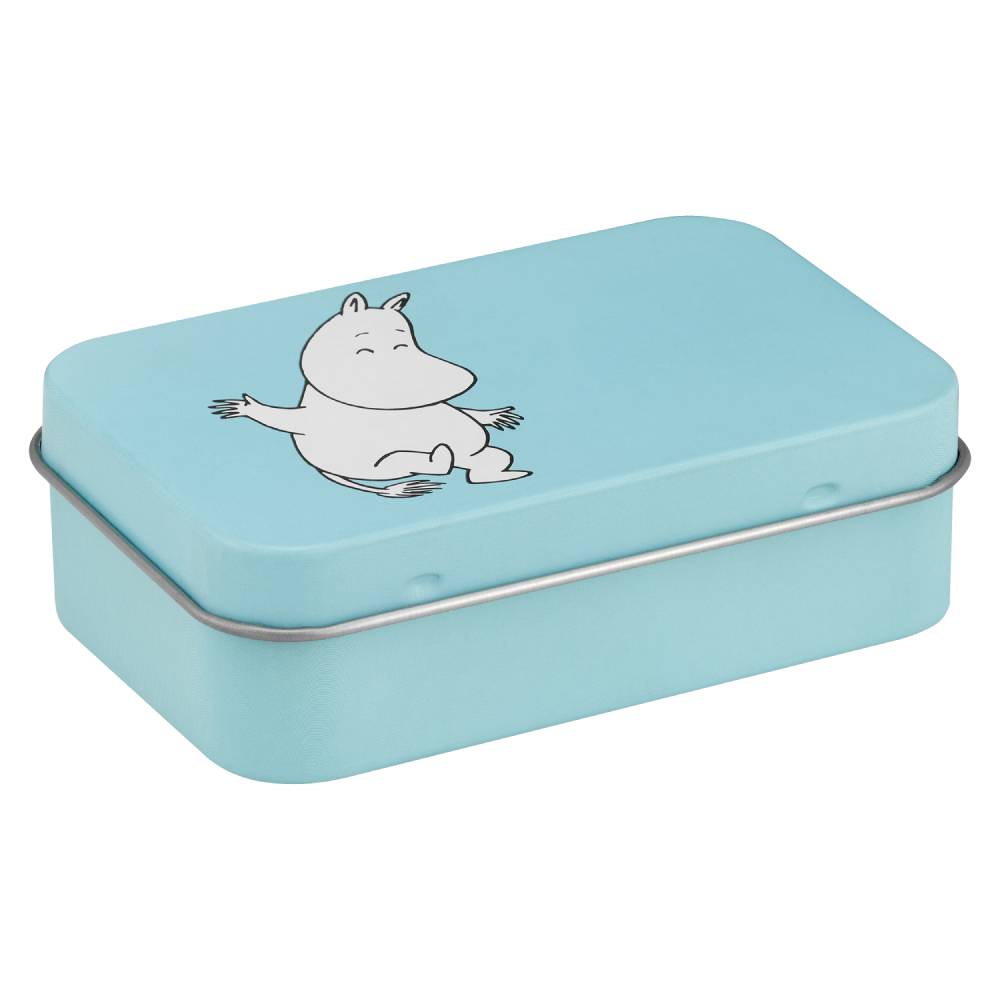 Moomintroll Retro Box 10x6,5cm Blue - The Official Moomin Shop