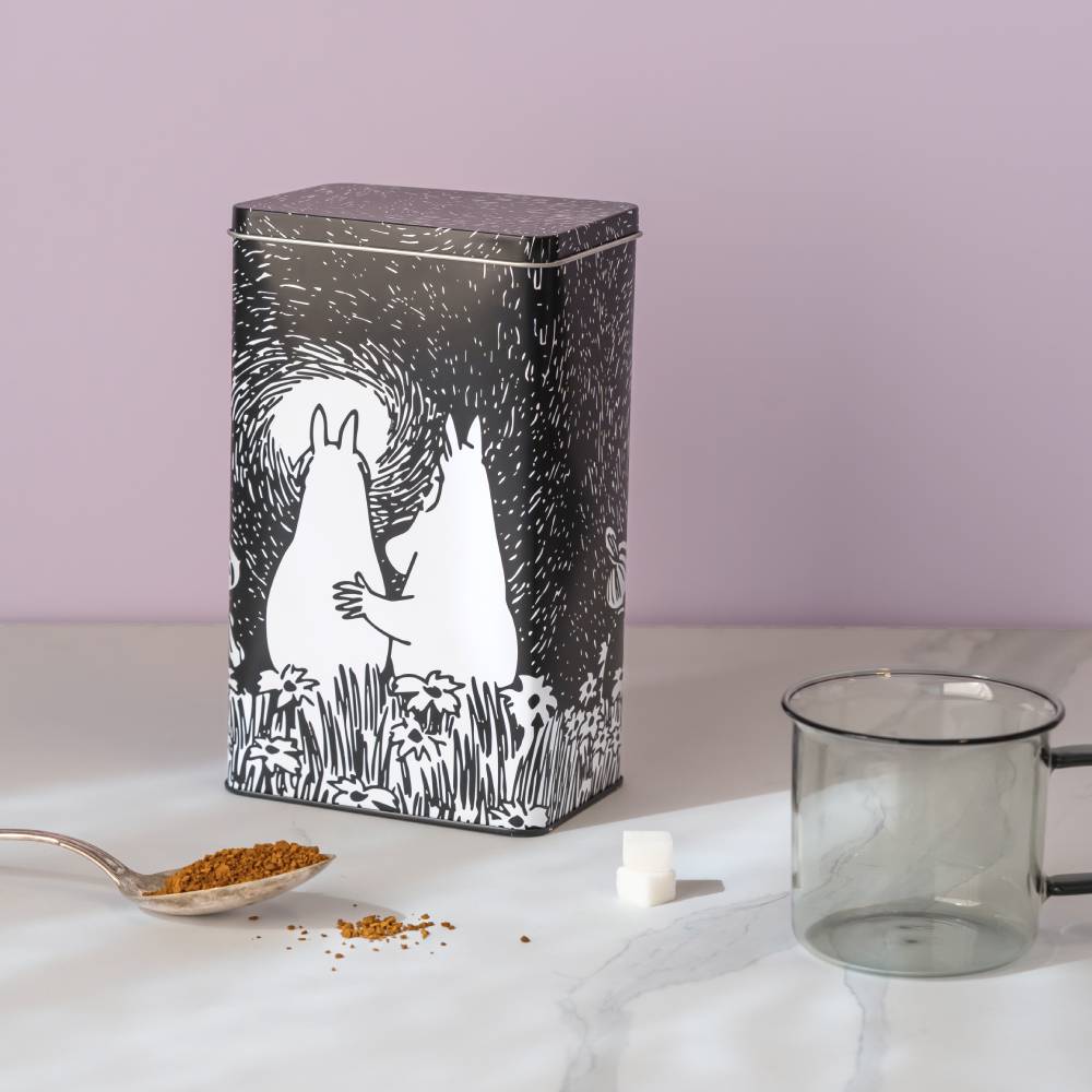 Moomin Friendship Coffee Jar Black - The Official Moomin Shop