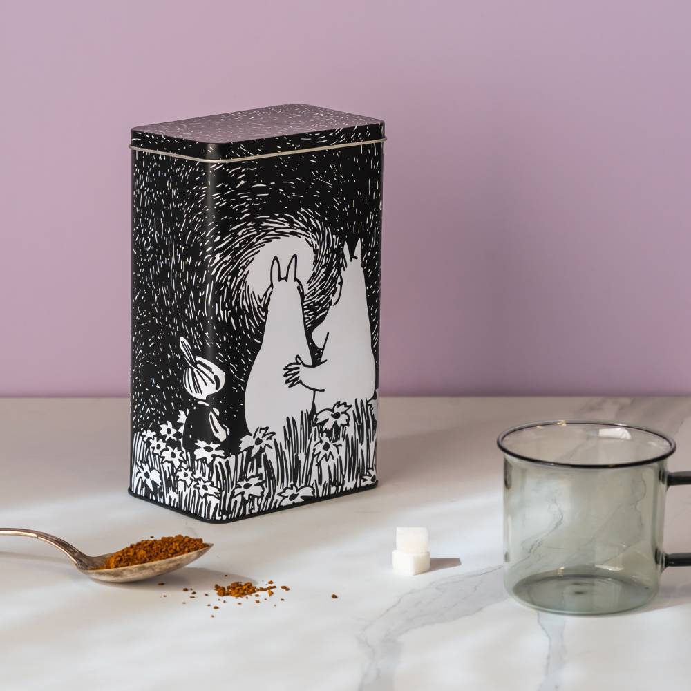 Moomin Friendship Coffee Jar Black - The Official Moomin Shop