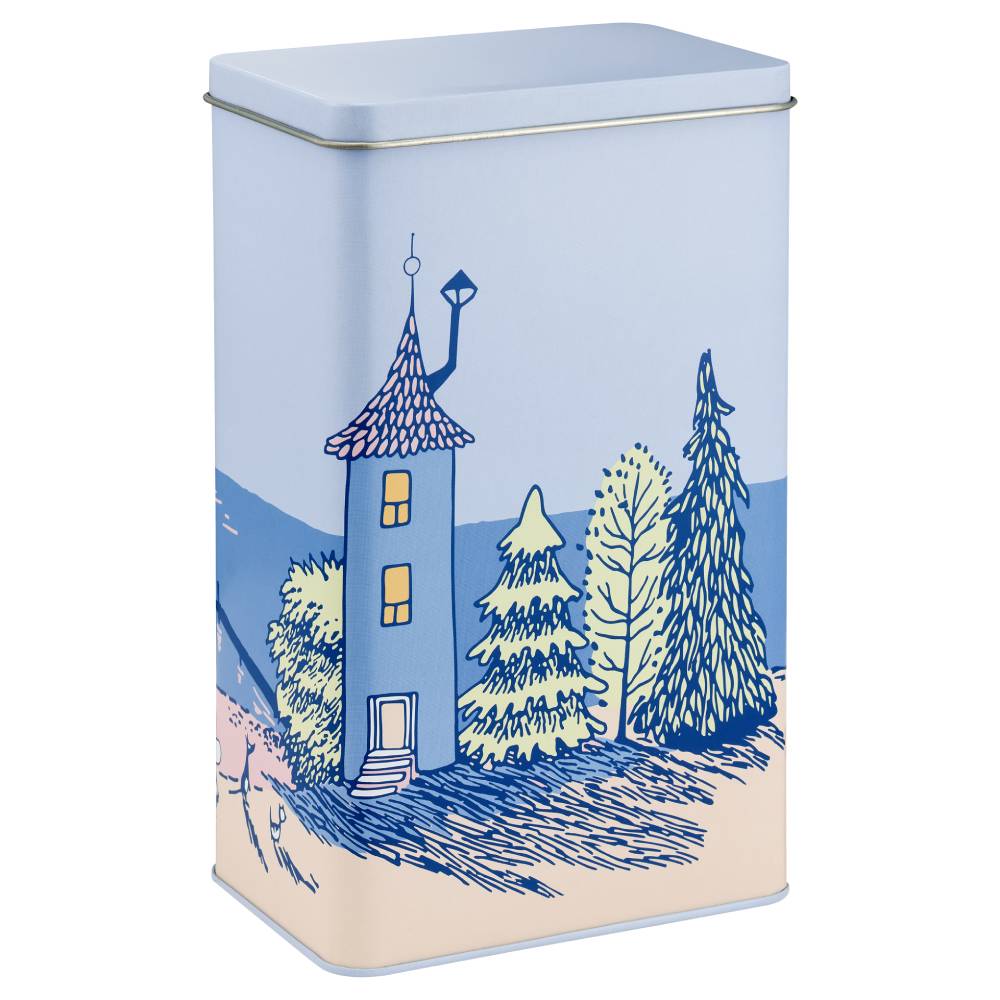 Moomin Sunset Coffee Jar Blue - The Official Moomin Shop