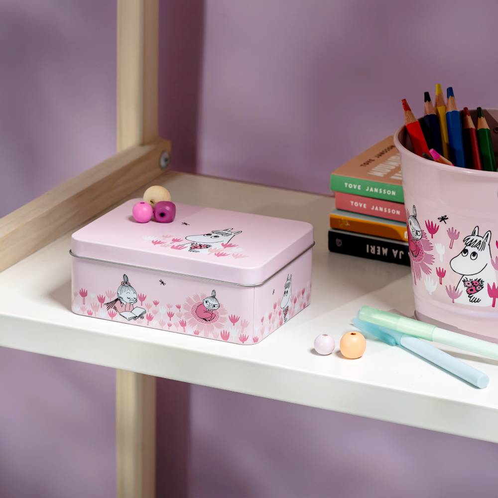 Moomin Girls Box 14,5x10,5cm Pink - The Official Moomin Shop