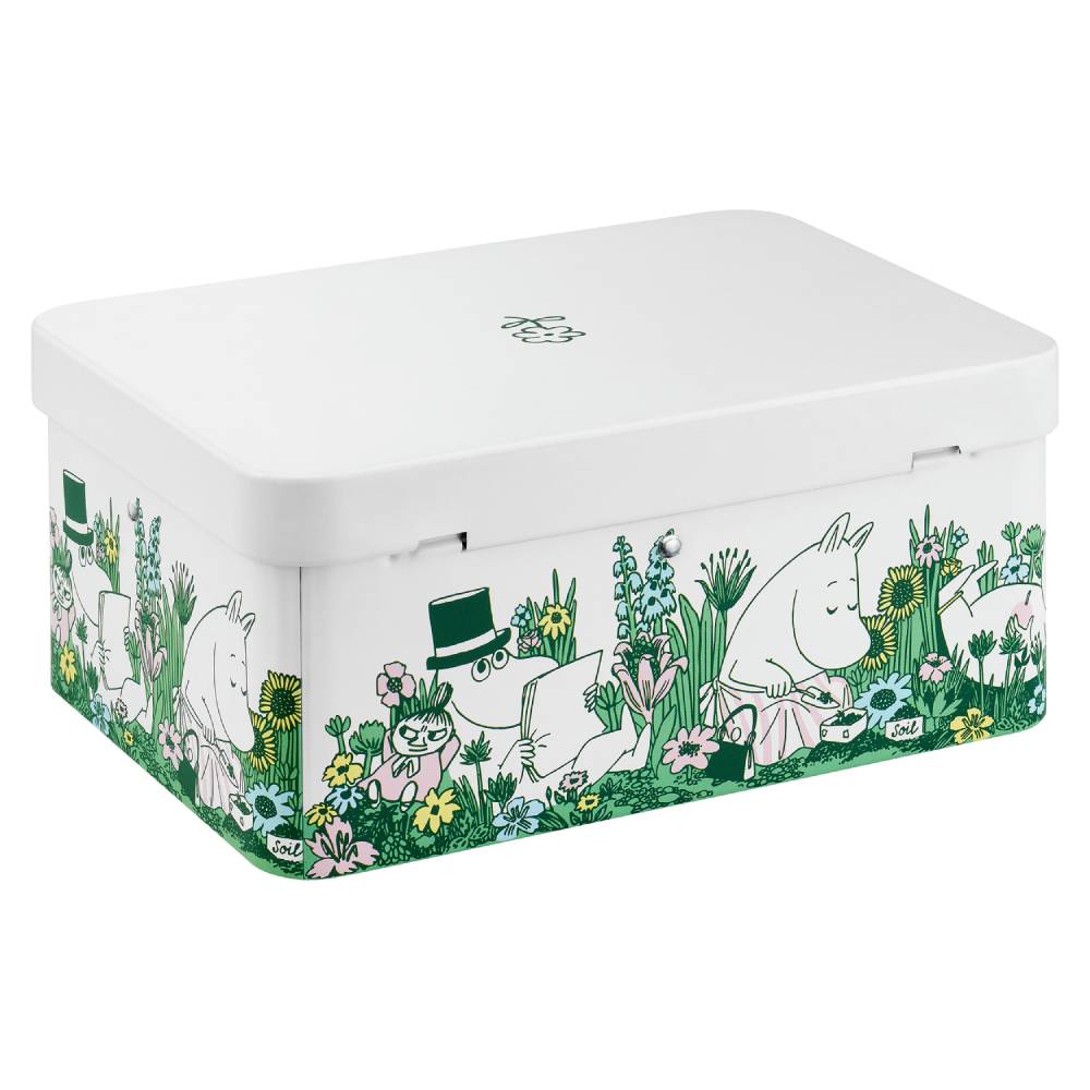 Moomin Garden Tea Box White - The Official Moomin Shop