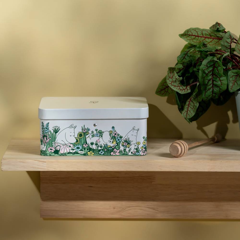 Moomin Garden Tea Box White - The Official Moomin Shop