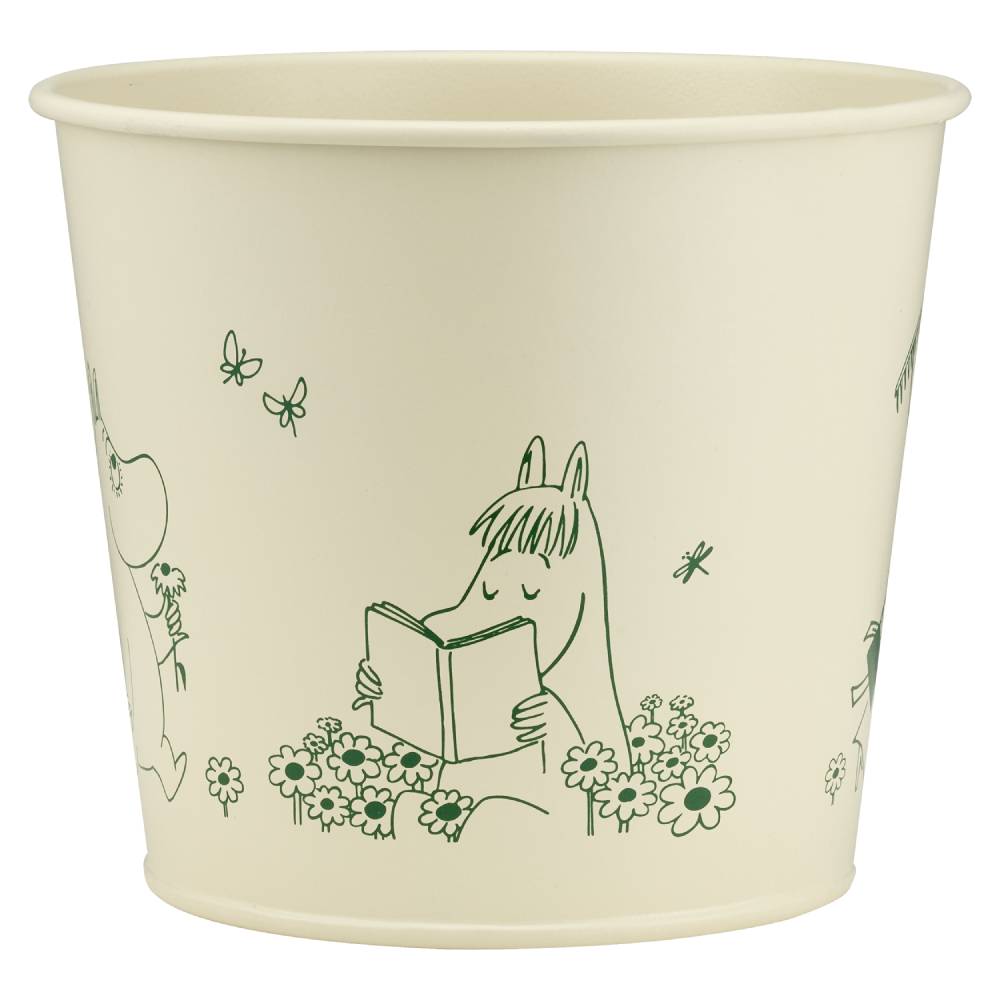 Moomin Gardenia Flower Pot 16cm White - The Official Moomin Shop