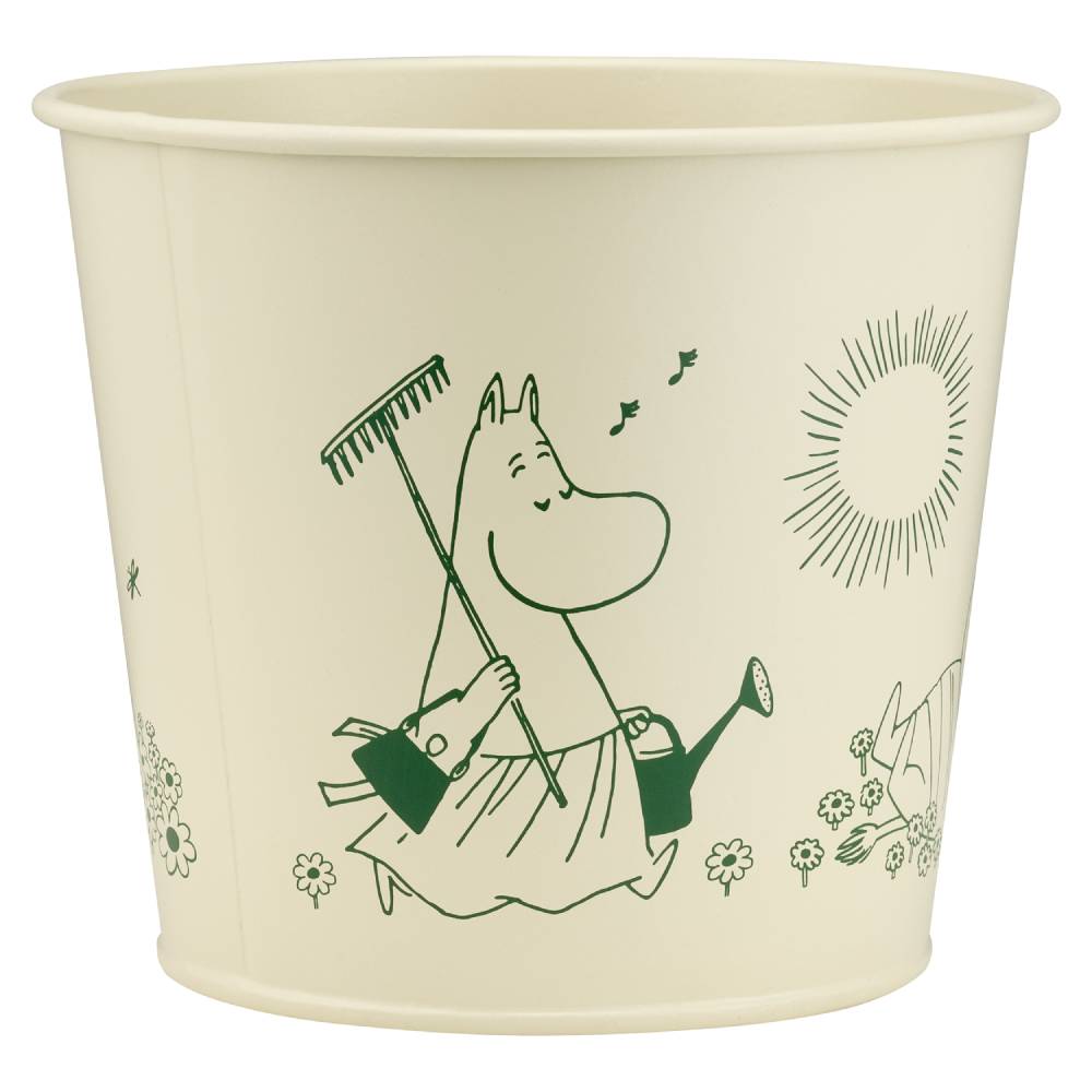 Moomin Gardenia Flower Pot 16cm White - The Official Moomin Shop