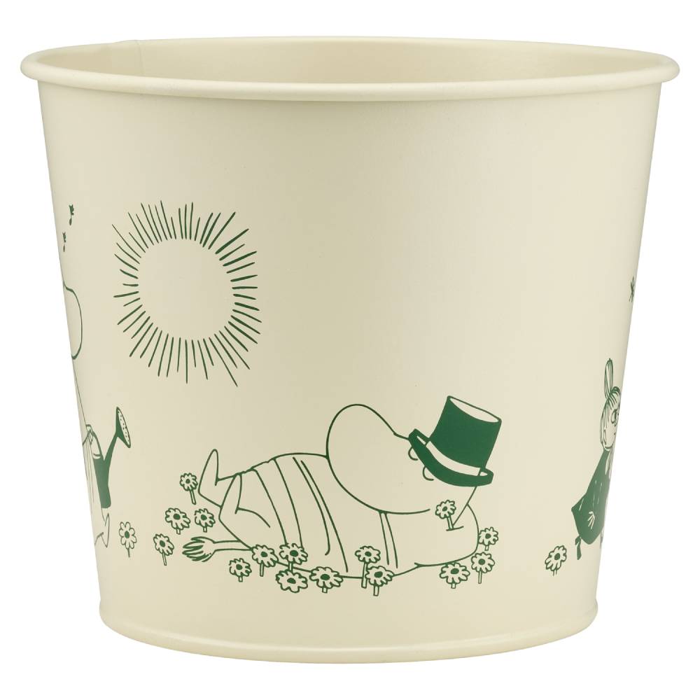 Moomin Gardenia Flower Pot 16cm White - The Official Moomin Shop