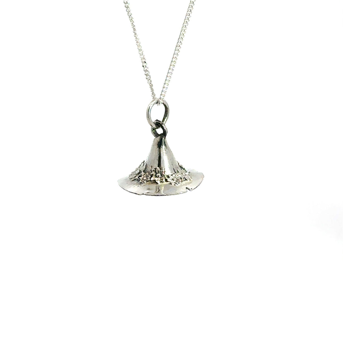 Snufkin&#39;s Hat Necklace (Sterling Silver)