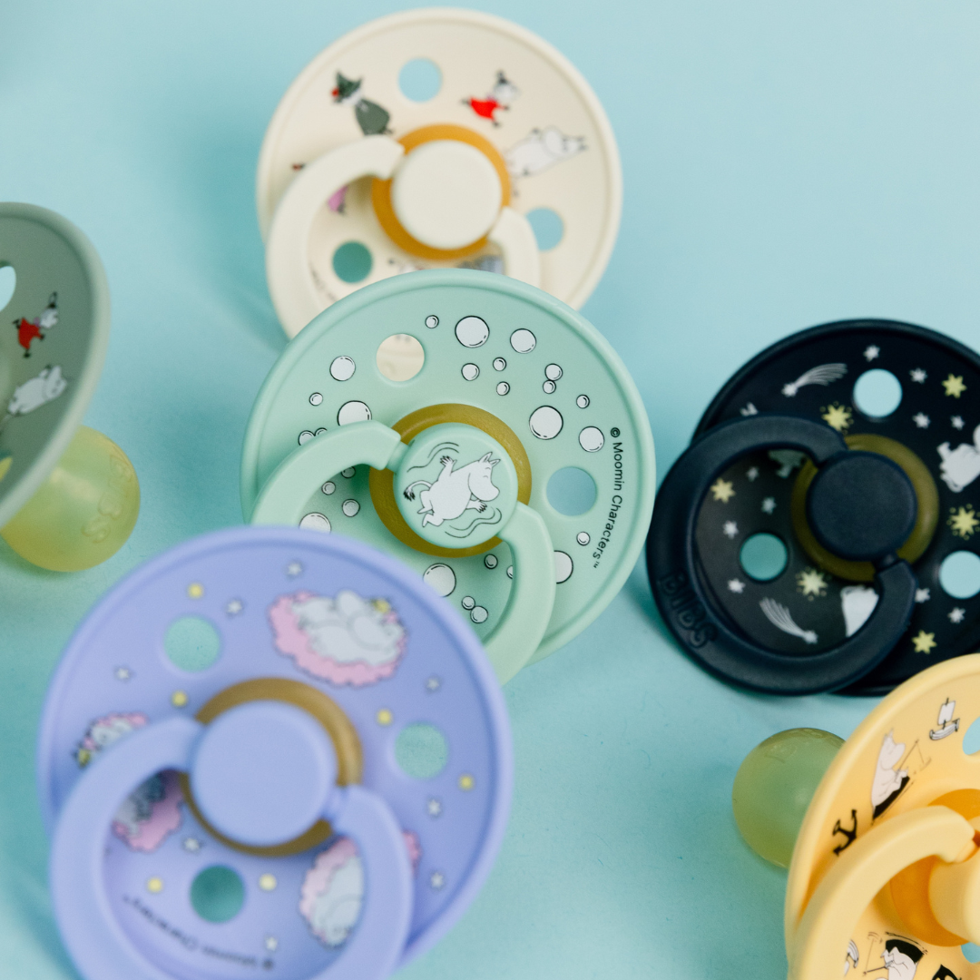 Moomin Friends Pacifier 2-pack Ivory/Sage