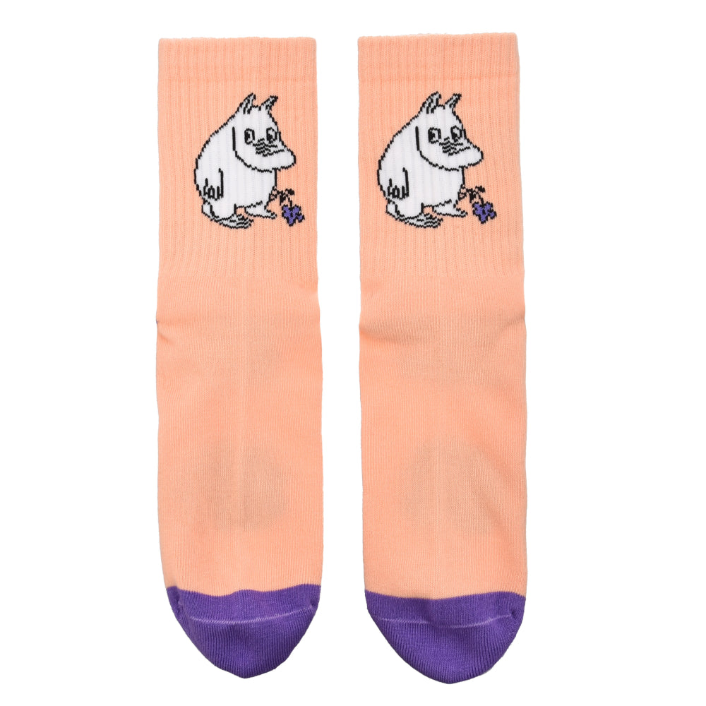 Moomin Socks Retro Moomintroll Peach