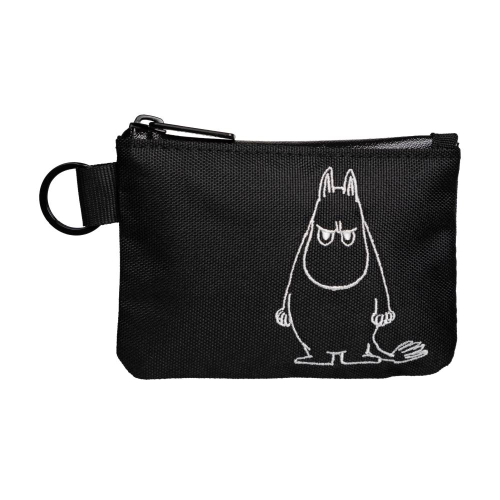 Moomintroll Angry Purse Black