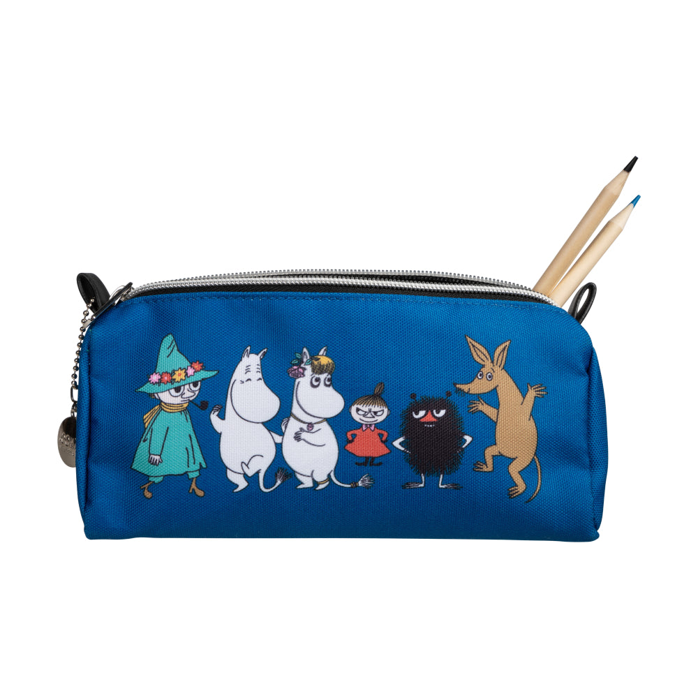 Moomin Friends Pencil Case Blue