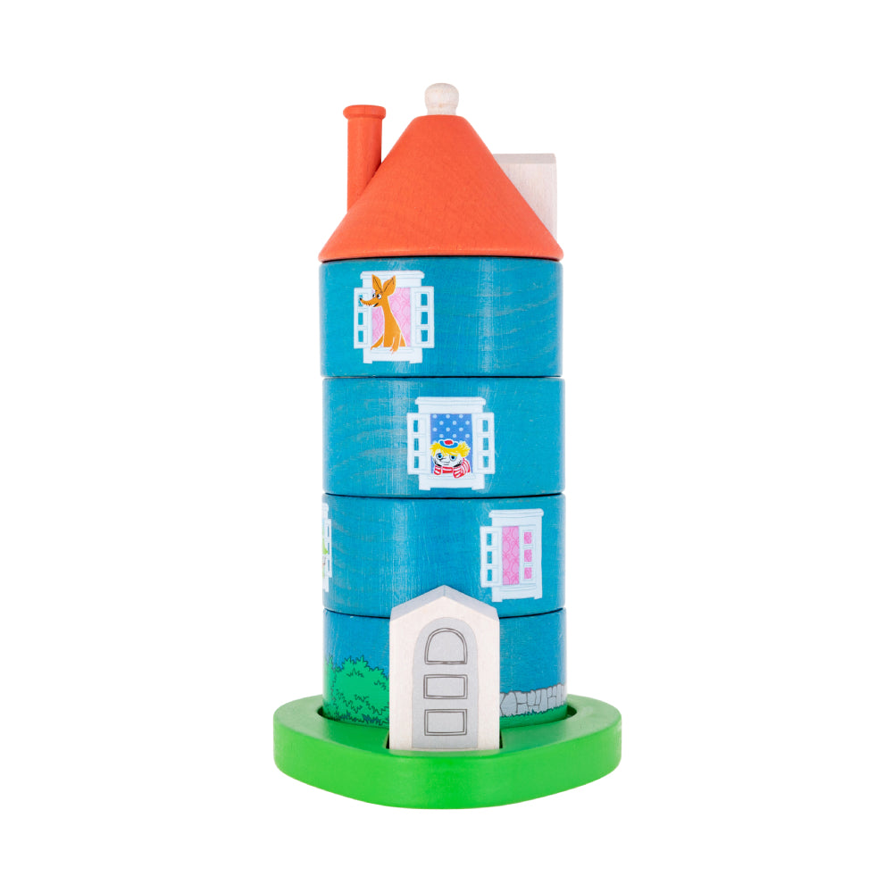 Stackable Wooden Moominhouse Toy