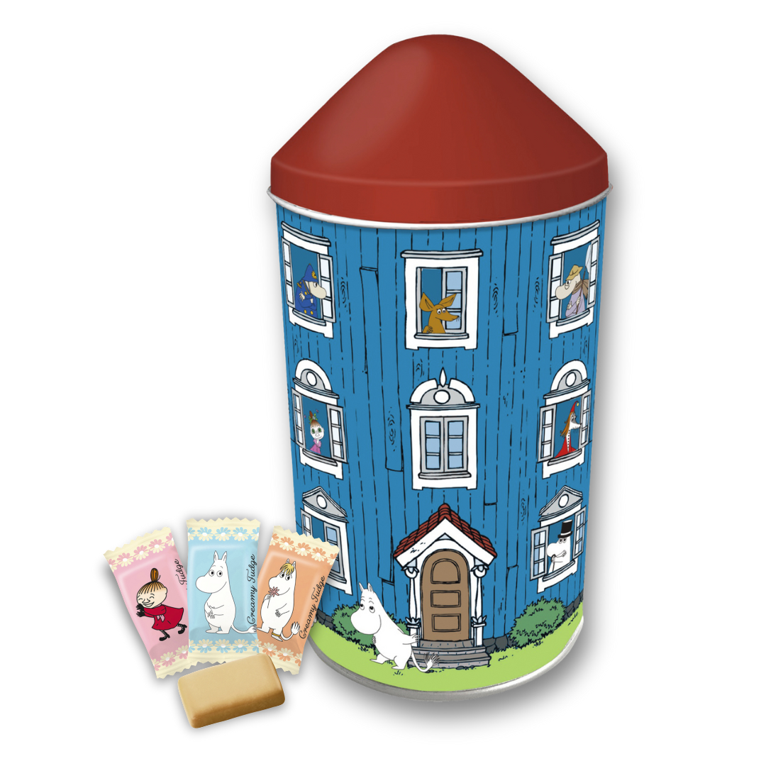 Moominhouse Creamy Fudge In Tin by Fazer
