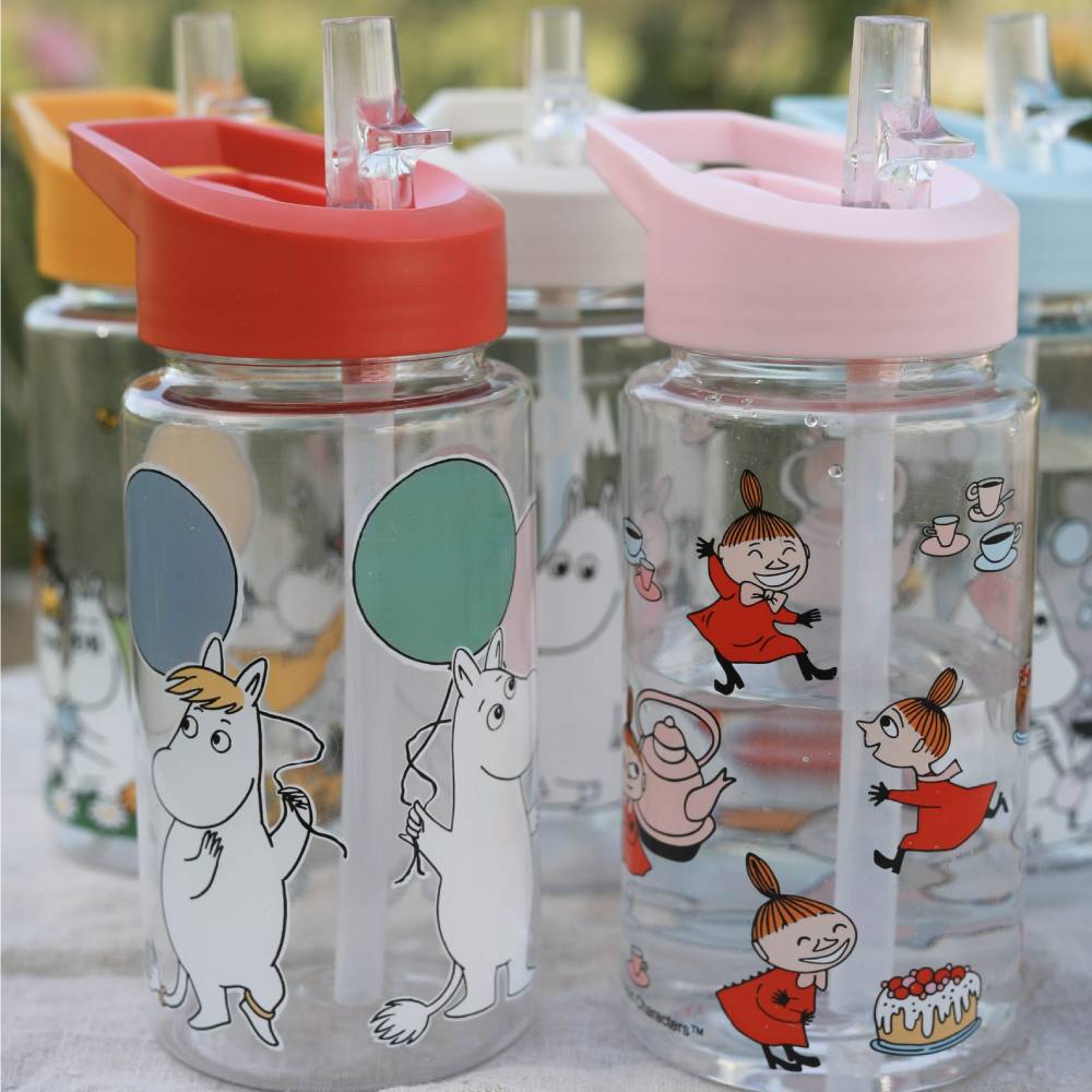 Moomin Water Bottle  Festivities Red