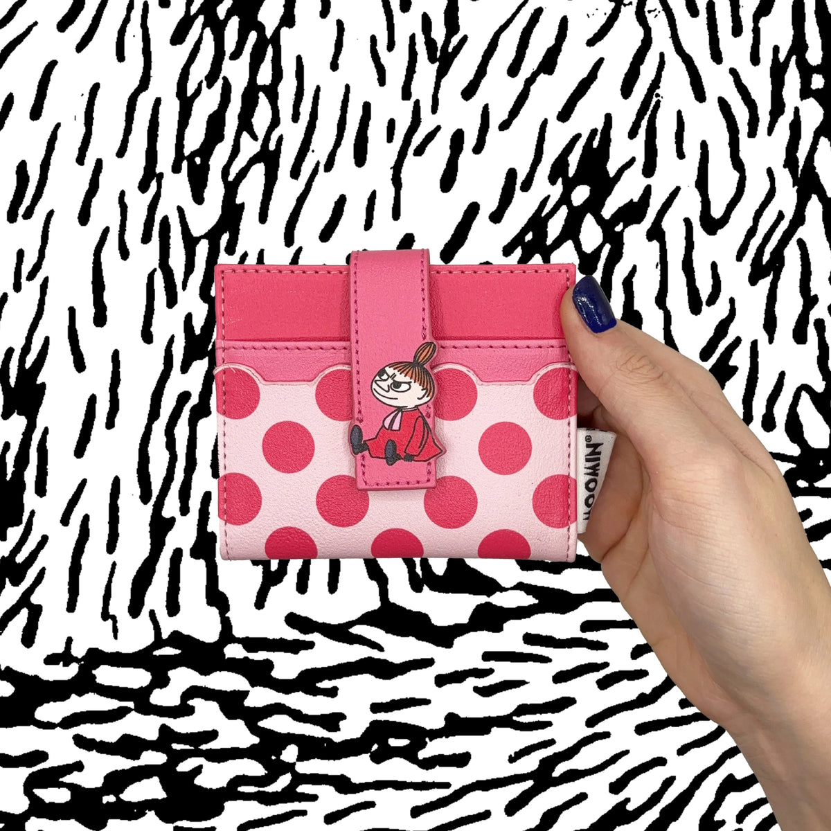 Moomin Fold Over Card Holder Little My