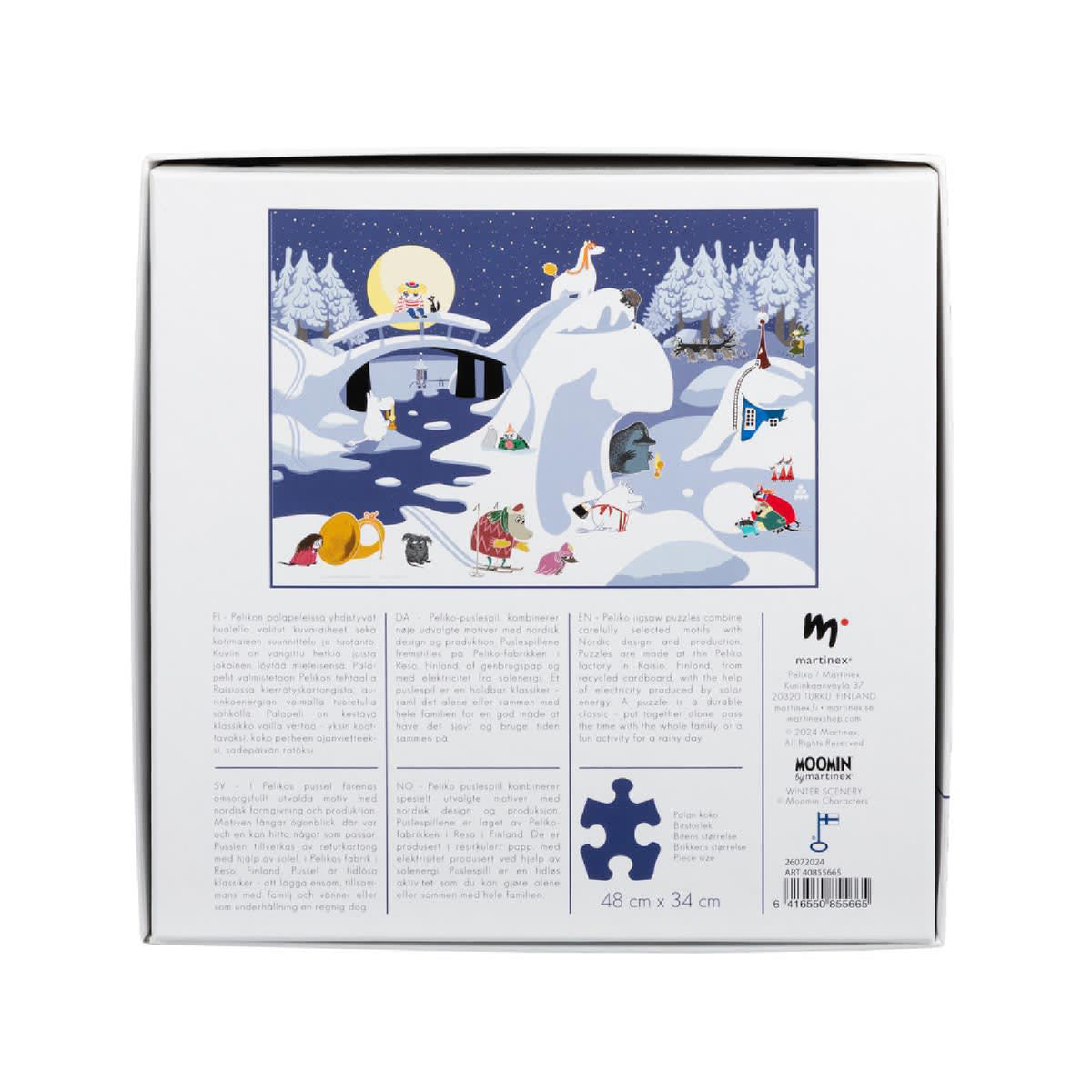 Moomin Winter Jigsaw Puzzle 500 Pieces