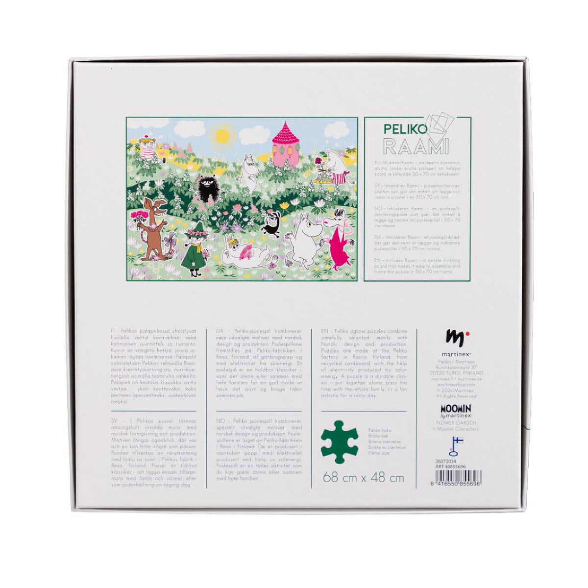 Moomin Flower Garden Jigsaw Puzzle 1000 Pieces