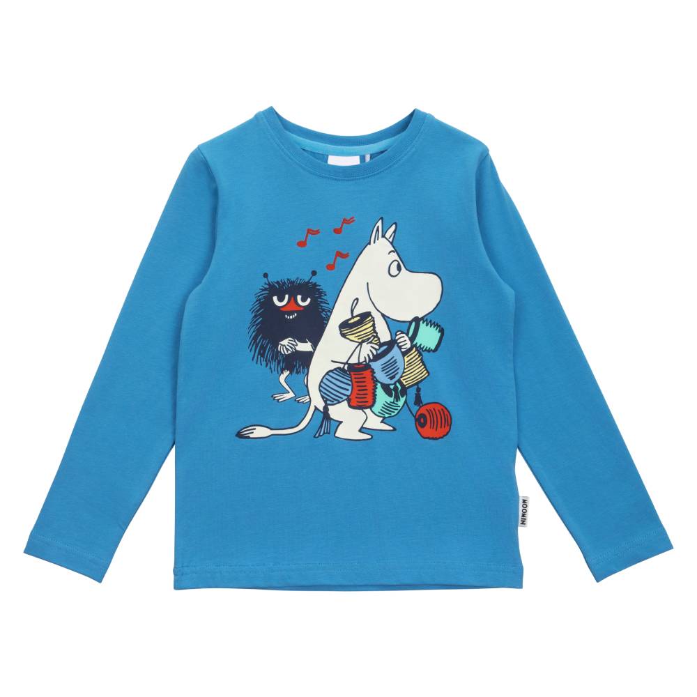 Moomin Decorators Kids Shirt Blue
