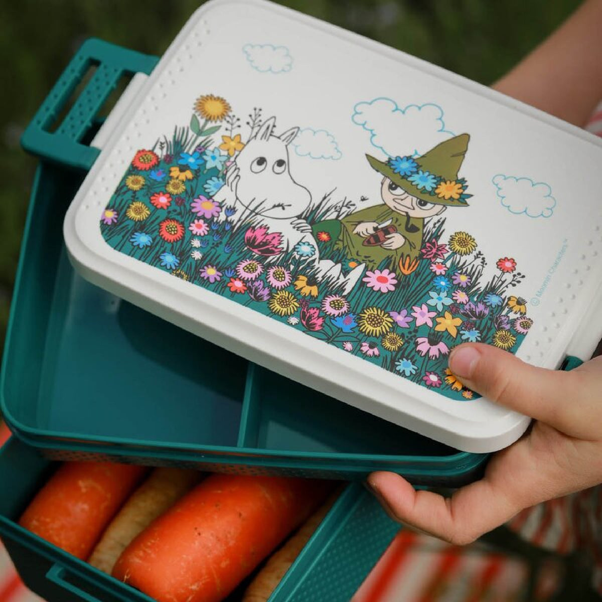 Moomin Meadow Lunchbox Green