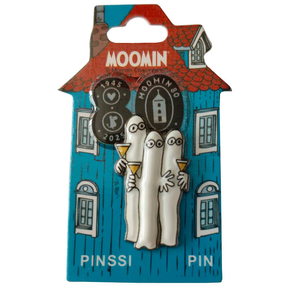 Moomin 80 3D Pin Bagde Hattifatteners