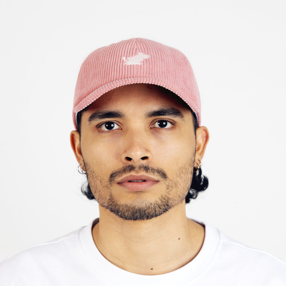 Cap Adult Pink Corduroy