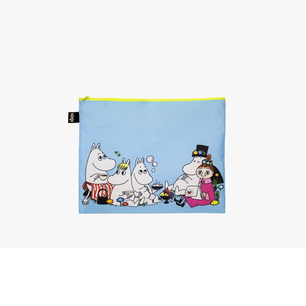 Moomin Together Zip Pocket Bag 3 pcs