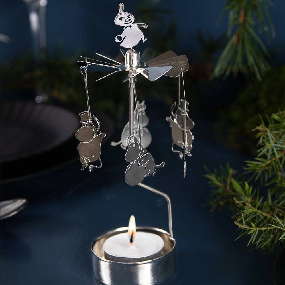 Rotary Candle Holder Moomin Winter