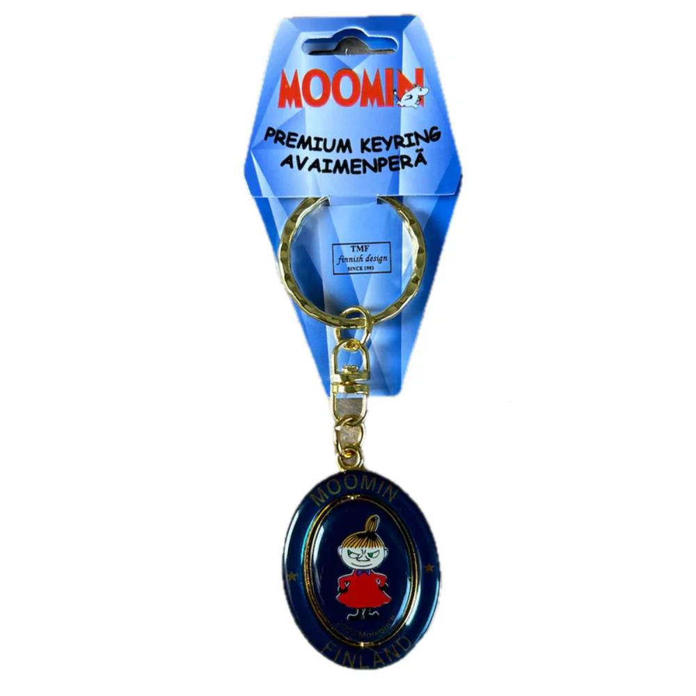 Moomin Metal Spinning Keyring Moomintroll