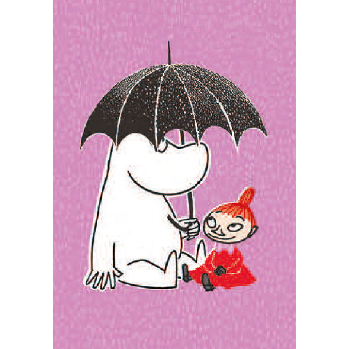 Mini Greeting Card Moomintroll And Little My