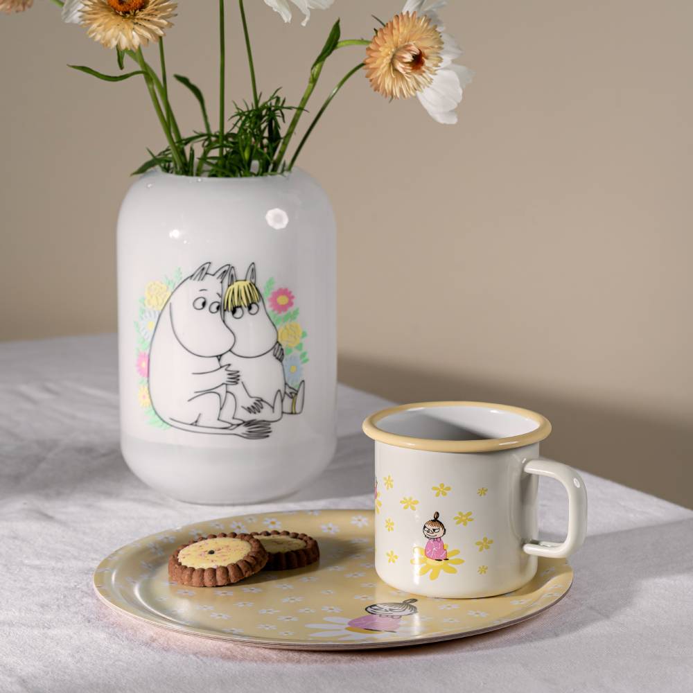 Moomin Flowers Mug White 3.7 dl