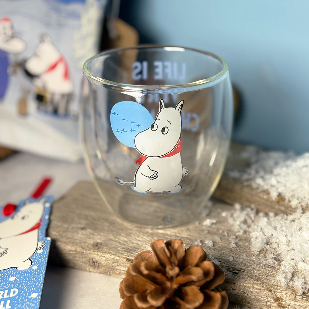 Moomin Winter Thermal Glass Tumbler