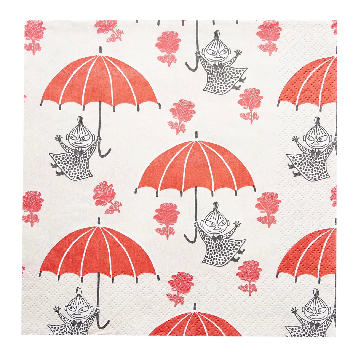 Moomin Napkin Little My Umbrella 33 x 33 cm