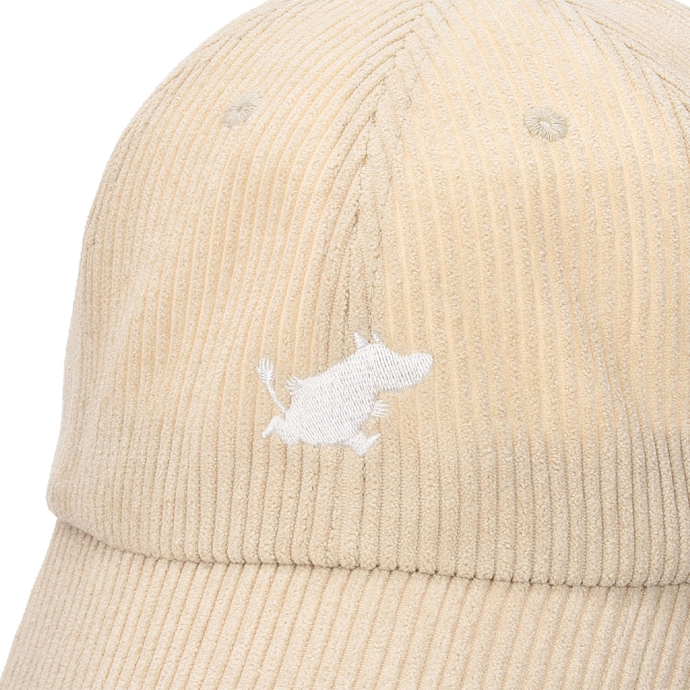 Cap Adult White Corduroy