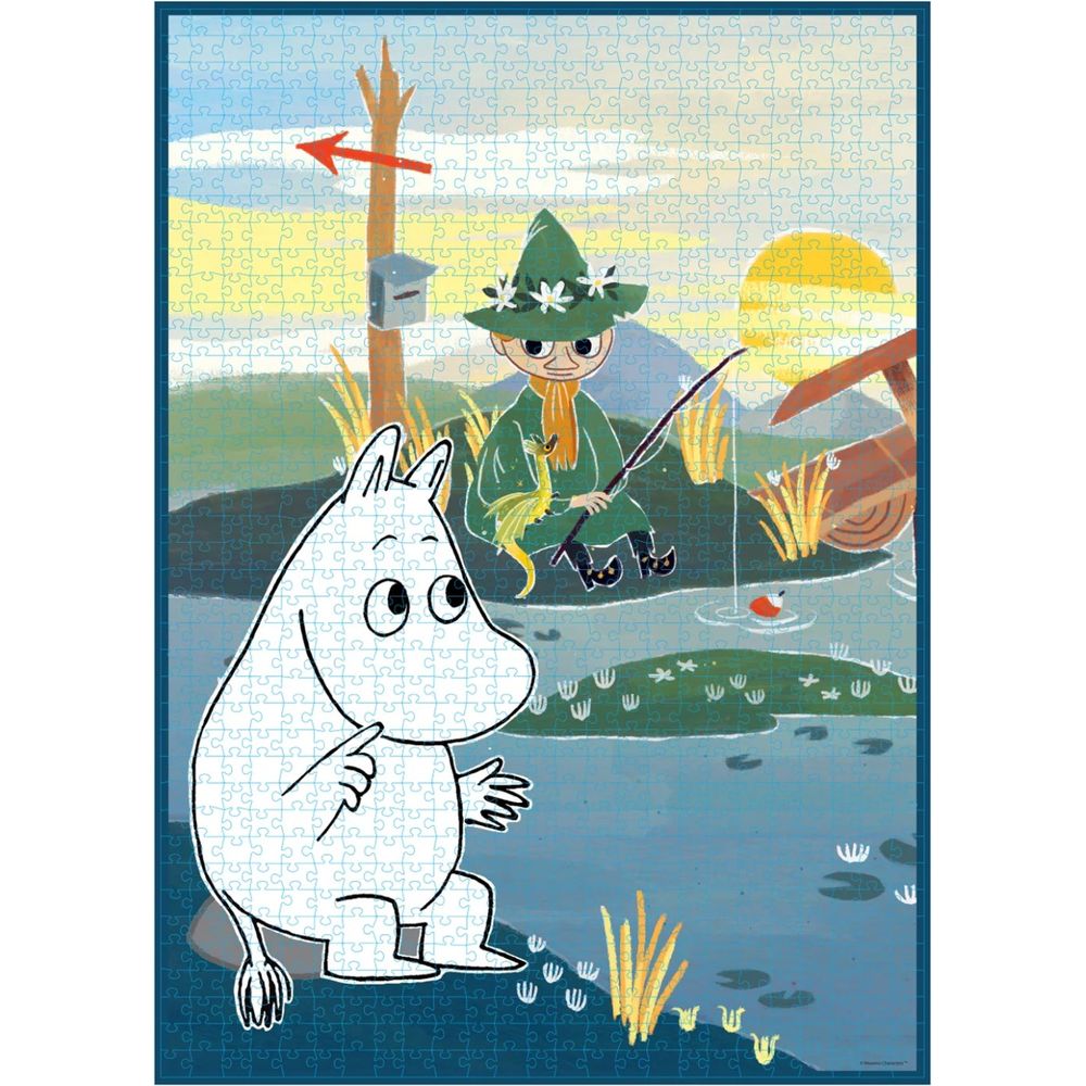 Moomin Art Puzzle 1000 pcs Moomins on bridge