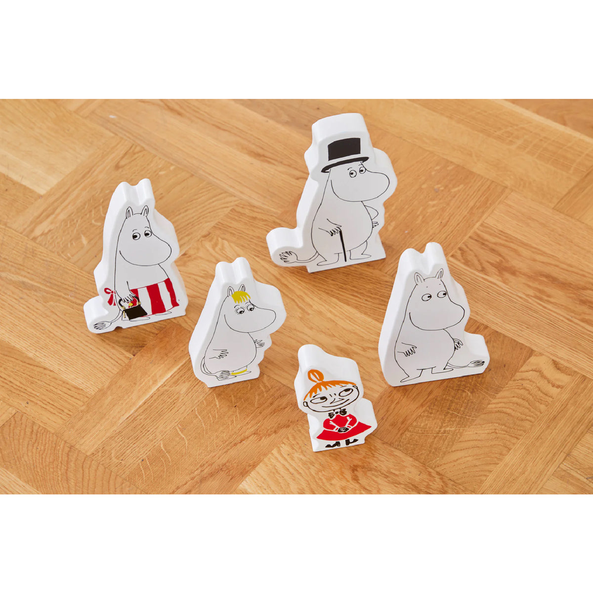 Wooden Figurine Set Family