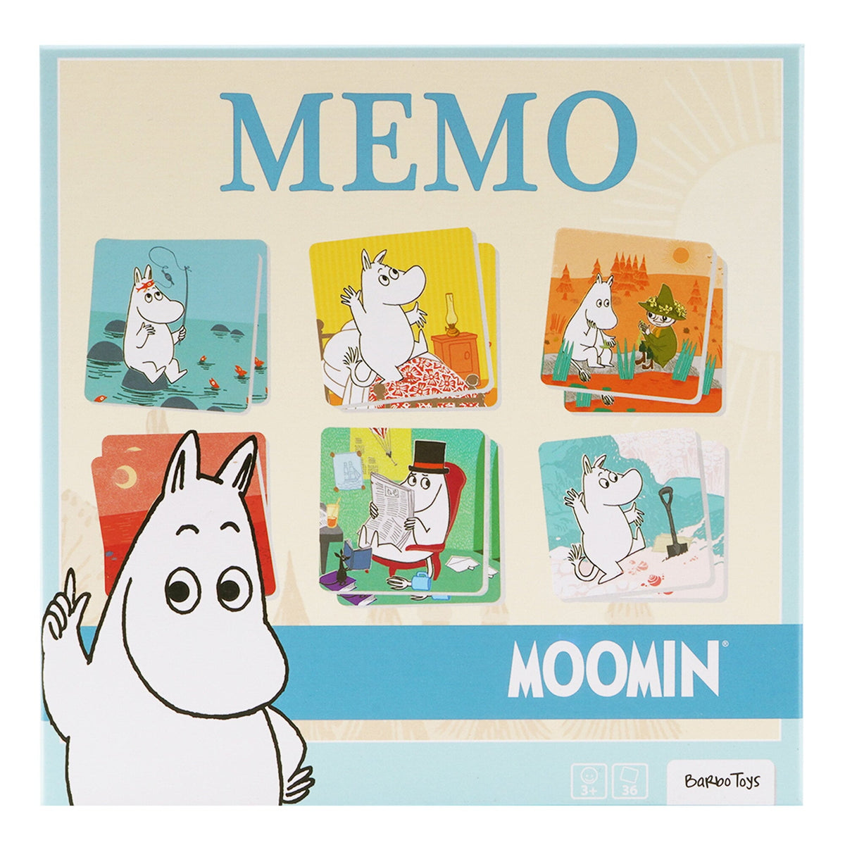 Moomin Square Memo Game