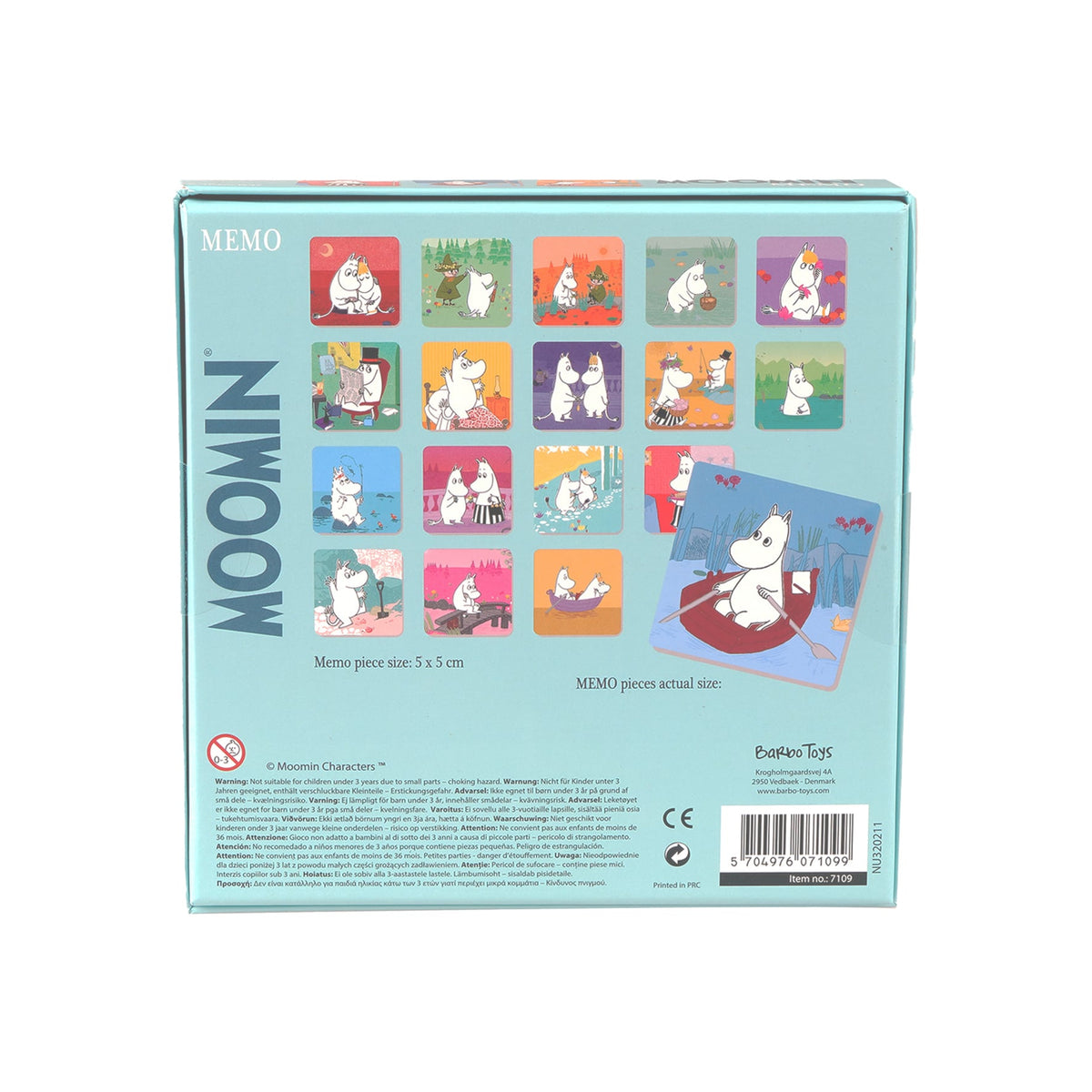 Moomin Square Memo Game