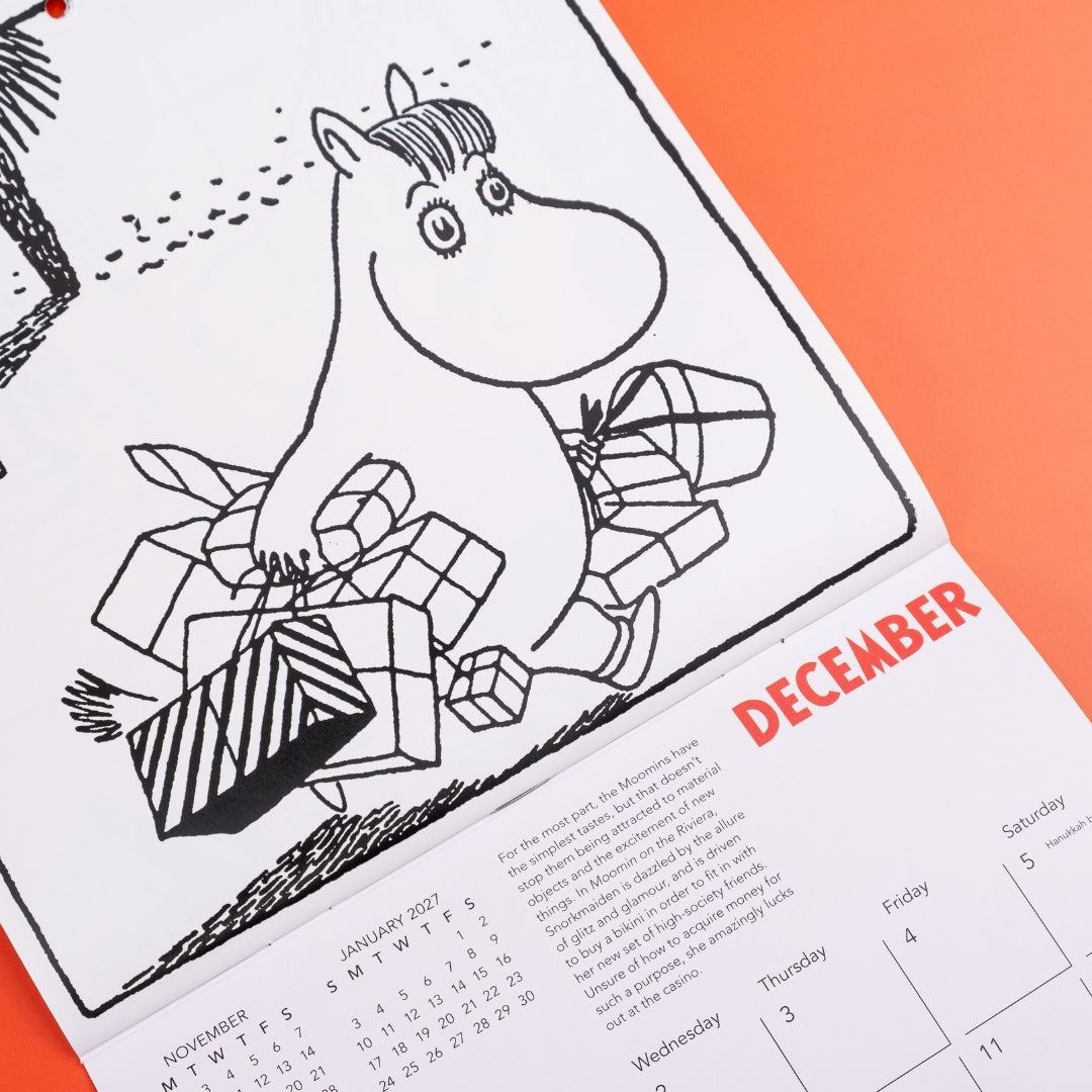 Moomin Mini Wall Calendar 2026