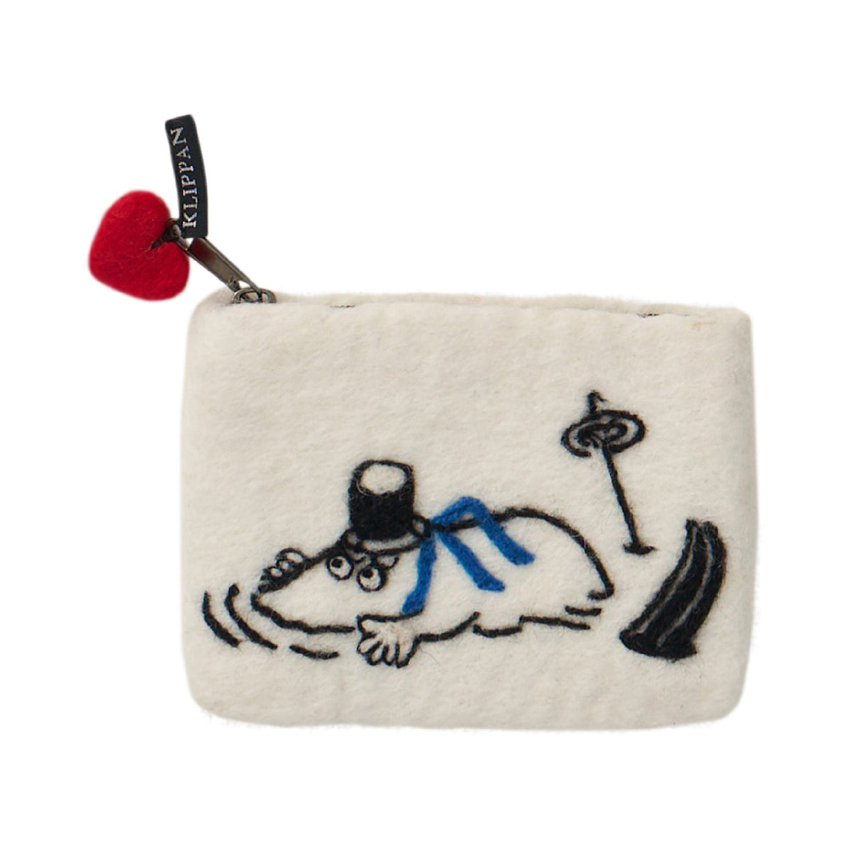 Felted Purse Moominpappa Skitrip