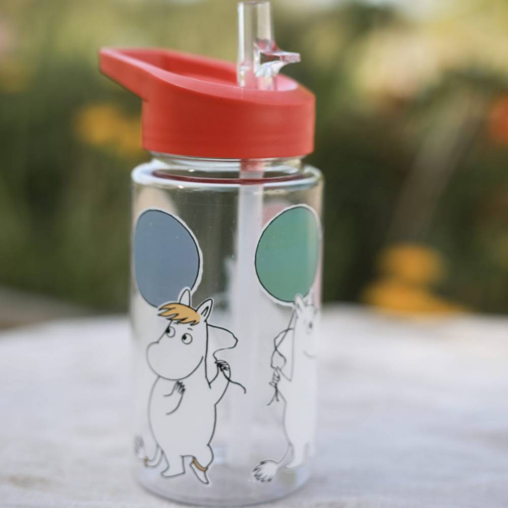 Moomin Water Bottle  Festivities Red